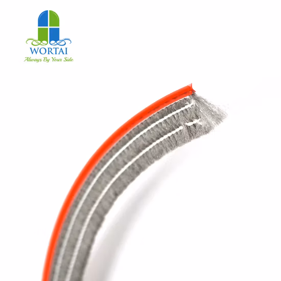 Push Fit with Woven Pile Door Brush Bottom Weather Stripping