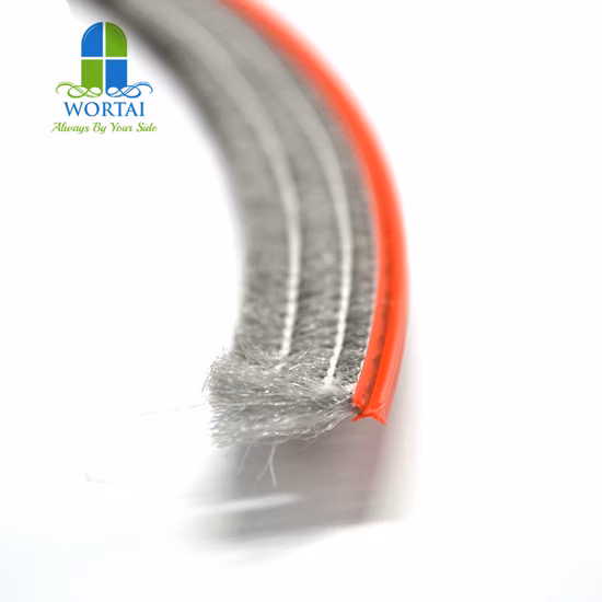 Push Fit with Woven Pile Door Brush Bottom Weather Stripping