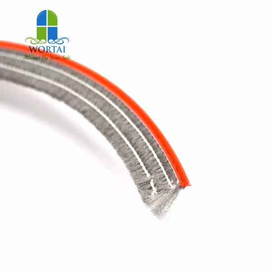 Push Fit with Woven Pile Door Brush Bottom Weather Stripping