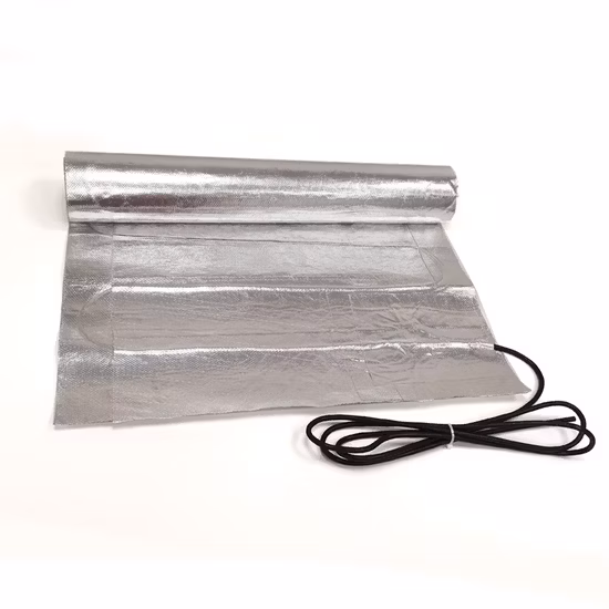 Electric Tile Aluminum Foil Heat Under Floor Heating Mat