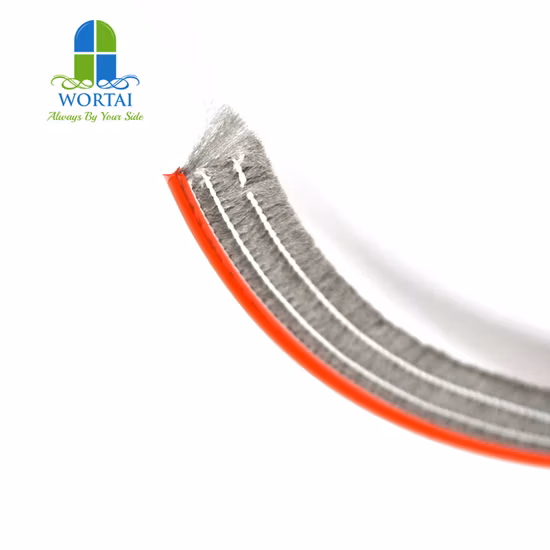 Push Fit with Woven Pile Door Brush Bottom Weather Stripping