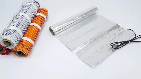 Electric Tile Aluminum Foil Heat Under Floor Heating Mat