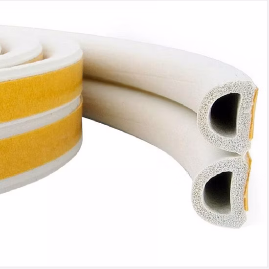 D/E Shape Self Adhesive EPDM Foam/Sponge Rubber Seal Strip for Door